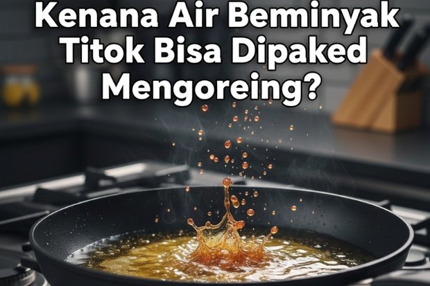 Kenapa Air Berminyak Tidak Bisa Dipakai Menggoreng