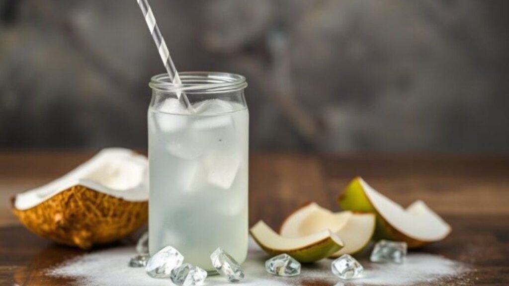 Air kelapa segar dalam buah kelapa muda yang kaya manfaat