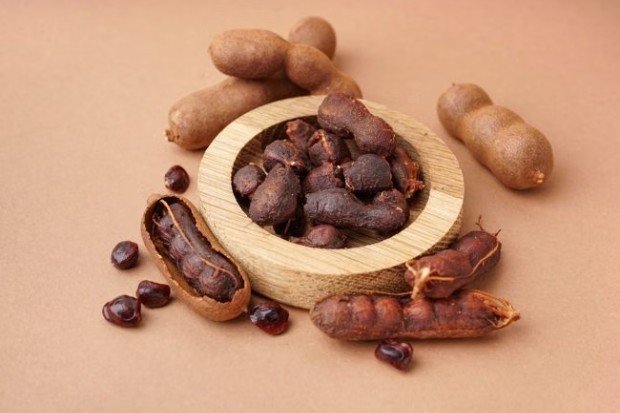 Daging buah asam jawa yang mengandung serat dan nutrisi