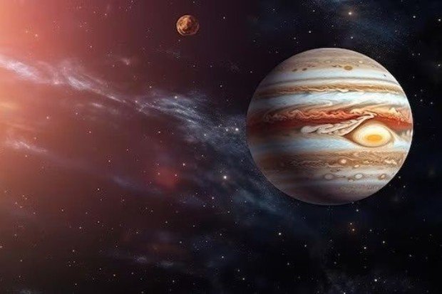 Satelit alami Jupiter seperti Io, Europa, Ganymede, dan Callisto