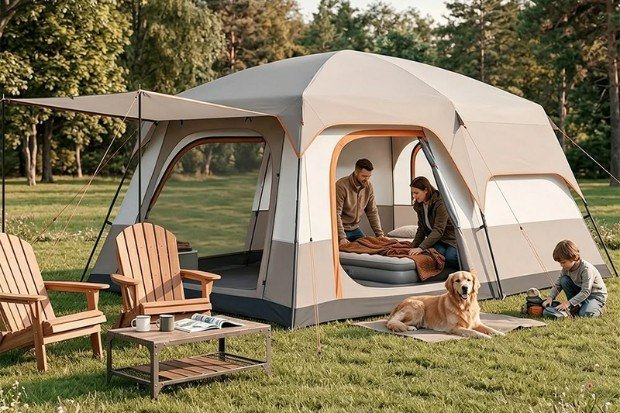 Tenda portable untuk berbagai kegiatan outdoor