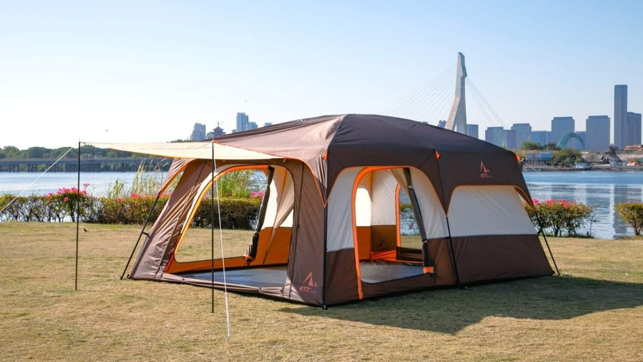Tenda portable praktis untuk camping dan aktivitas outdoor
